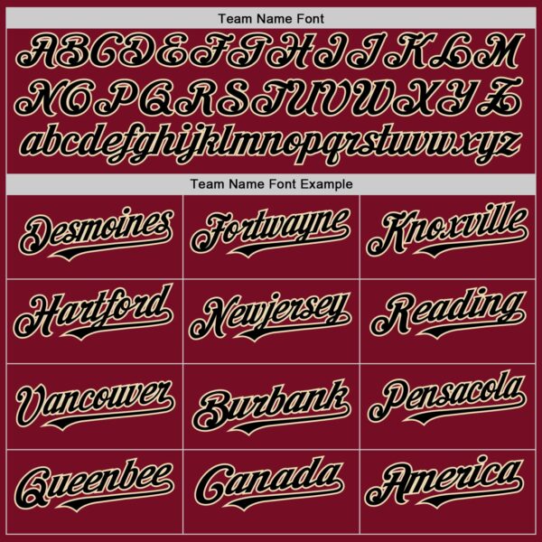 Custom Crimson Black-Cream Authentic Sleeveless Baseball Jersey