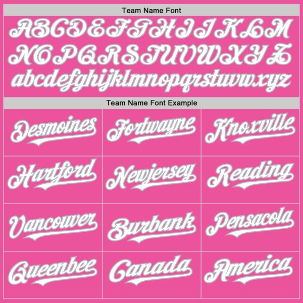 Custom Pink White-Gray Authentic Sleeveless Baseball Jersey