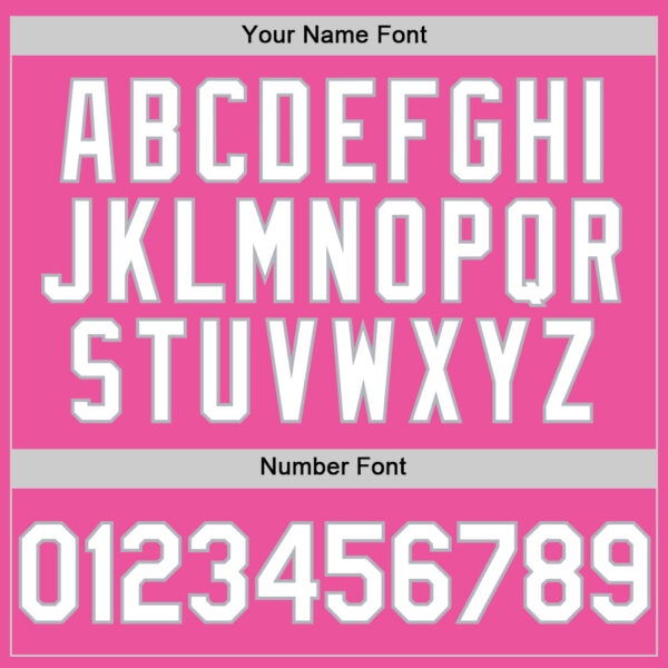 Custom Pink White-Gray Authentic Sleeveless Baseball Jersey