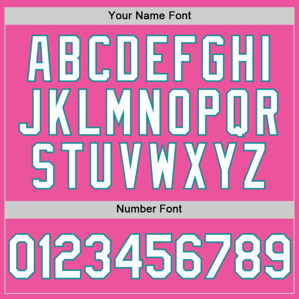 Custom Pink White-Teal Authentic Sleeveless Baseball Jersey