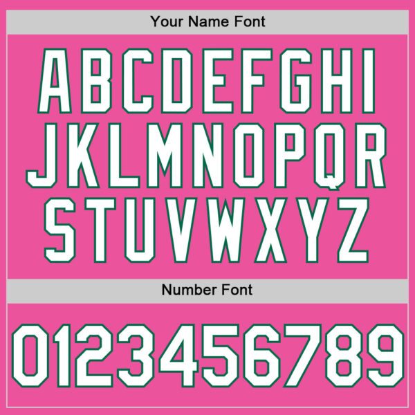 Custom Pink White-Kelly Green Authentic Sleeveless Baseball Jersey