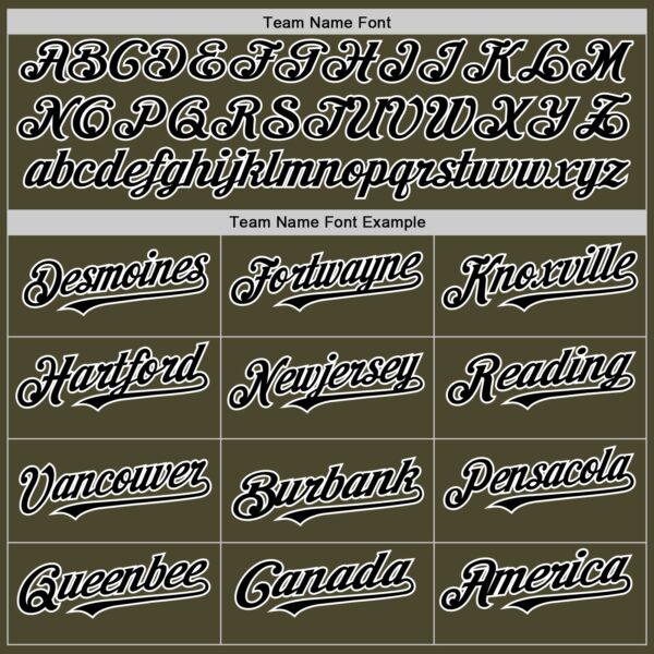 Custom Olive Black-White Authentic Sleeveless Salute To Service Baseball Jersey