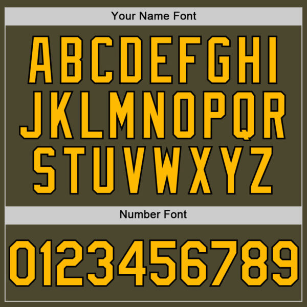 Custom Olive Gold-Black Authentic Sleeveless Salute To Service Baseball Jersey