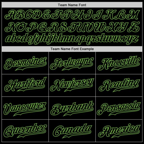 Custom Black Snakeskin Black-Neon Green 3D Pattern Design Authentic Baseball Jersey