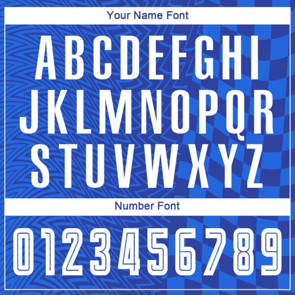 Custom Royal White-Black Sublimation Soccer Uniform Jersey