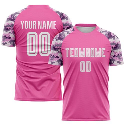 Soccer0040_c0776a1b-096f-499c-8fae-42c14cb341e5 Custom Pink White-Camo Sublimation Soccer Uniform Jersey