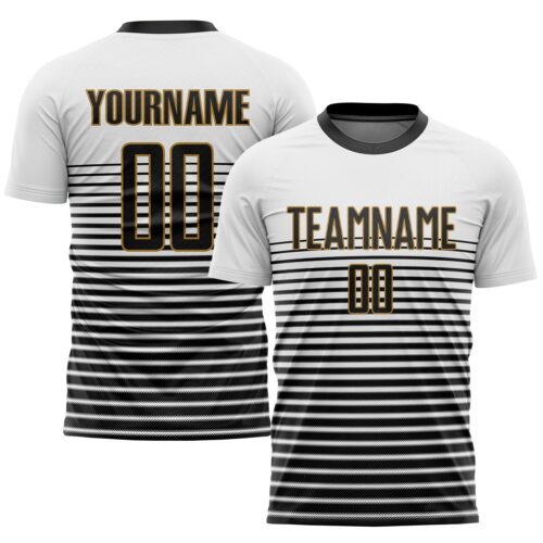 Soccer0114_a0938492-2486-4db1-b0a1-8d2ef115b039 Custom White Black-Old Gold Sublimation Soccer Uniform Jersey