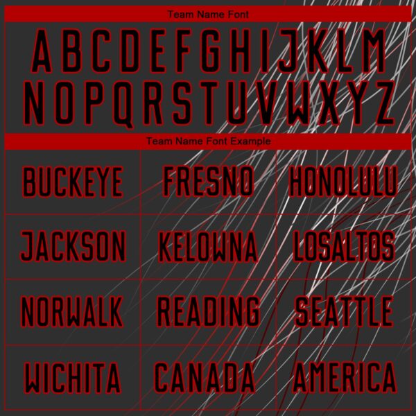 Custom Black Black-Red Sublimation Soccer Uniform Jersey