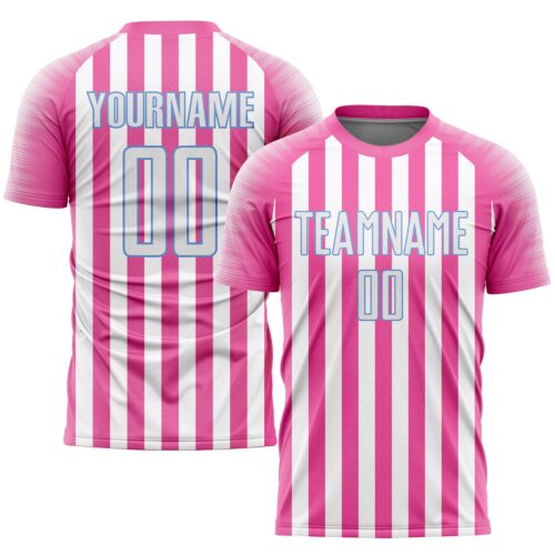 Soccer0147_e2915af7-85bc-4814-97dd-073378242872 Custom Pink White-Light Blue Sublimation Soccer Uniform Jersey