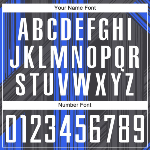 Custom Black White-Royal Sublimation Soccer Uniform Jersey