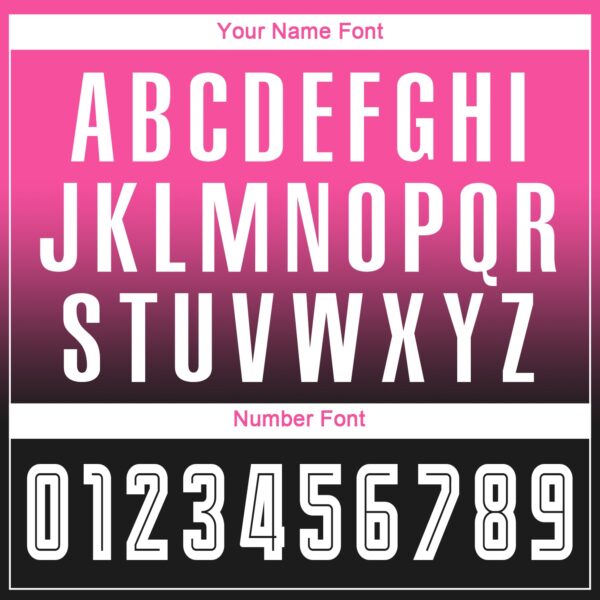 Custom Pink White-Black Sublimation Long Sleeve Fade Fashion Soccer Uniform Jersey