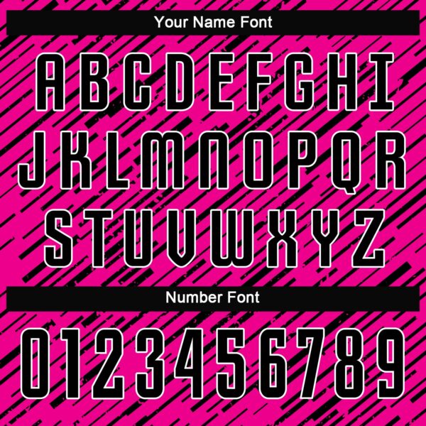 Custom Pink Black-White Sublimation Soccer Uniform Jersey