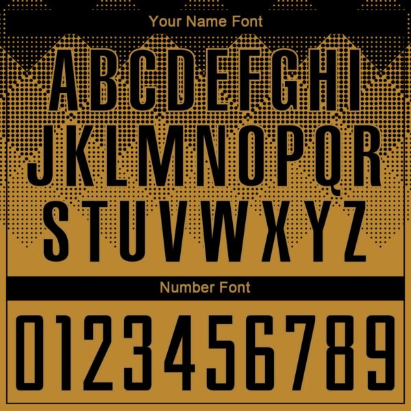 Custom Old Gold Black Sublimation Soccer Uniform Jersey