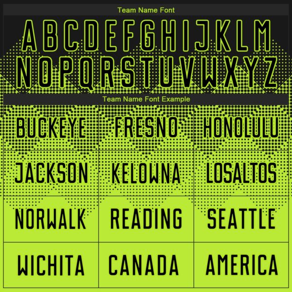 Custom Neon Green Black Sublimation Soccer Uniform Jersey