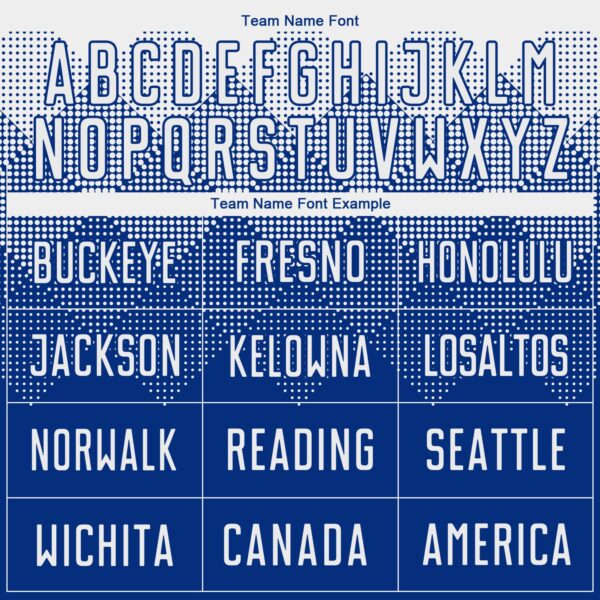 Custom Royal White Sublimation Soccer Uniform Jersey