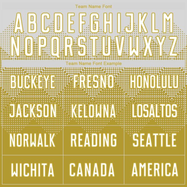 Custom Old Gold White Sublimation Soccer Uniform Jersey