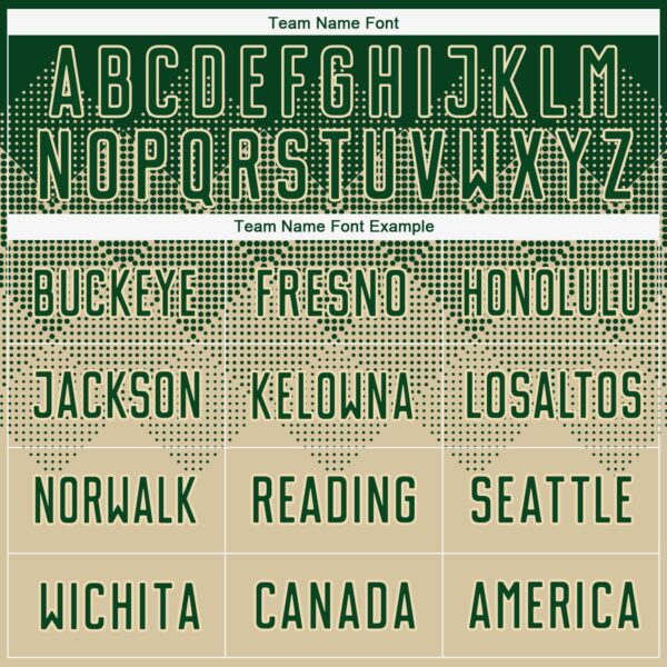 Custom Cream Green Sublimation Soccer Uniform Jersey