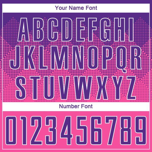 Custom Pink Purple-White Sublimation Soccer Uniform Jersey