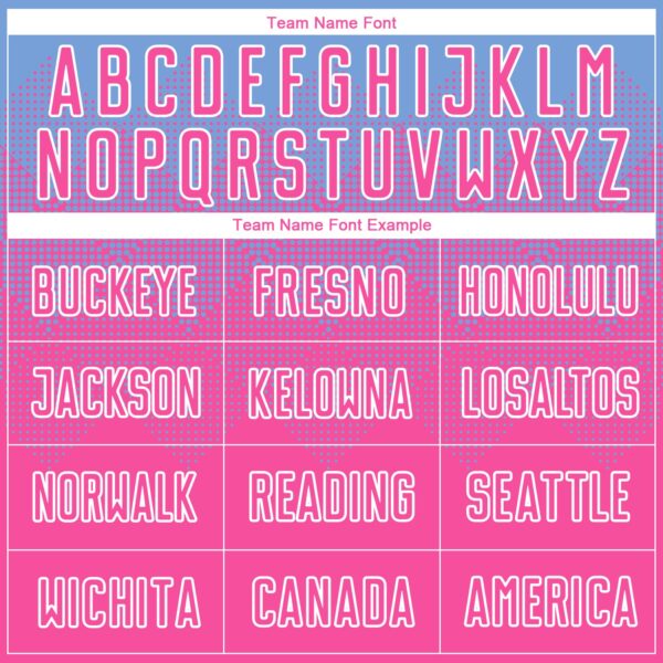 Custom Light Blue Pink-White Sublimation Soccer Uniform Jersey