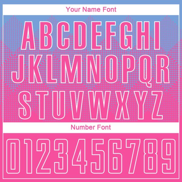 Custom Light Blue Pink-White Sublimation Soccer Uniform Jersey