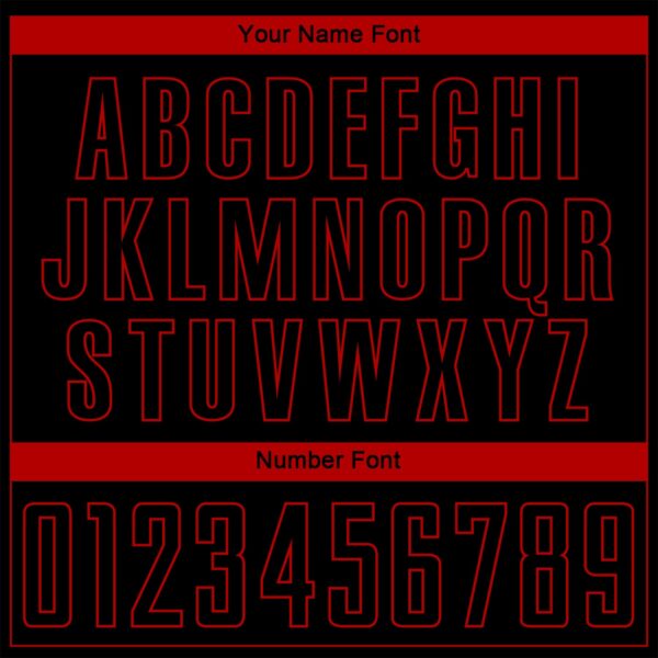 Custom Black Red Pinstripe Fade Fashion Sublimation Soccer Uniform Jersey