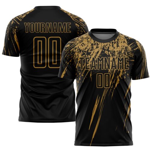 Soccer0790_b3ba0624-ef6f-419d-b73e-052ae4d5c81a Custom Black Old Gold Sublimation Soccer Uniform Jersey