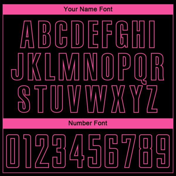 Custom Black Pink Sublimation Soccer Uniform Jersey