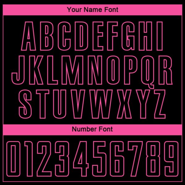 Custom Black Pink Sublimation Soccer Uniform Jersey