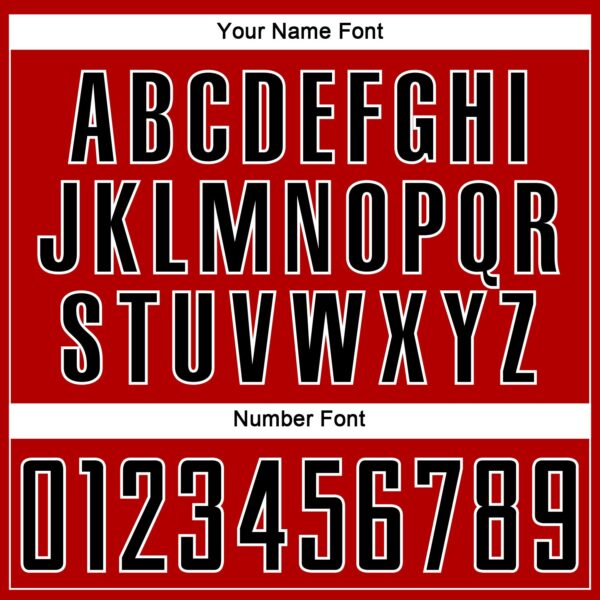 Custom Red Black-White Sublimation Soccer Uniform Jersey