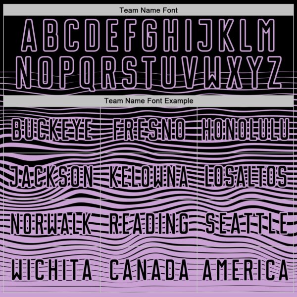 Custom Black Light Purple Gradient Wave Line Sports Sublimation Soccer Uniform Jersey