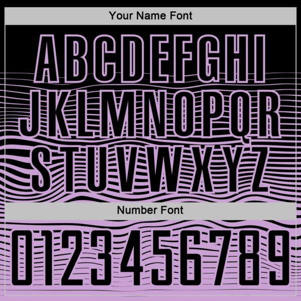 Custom Black Light Purple Gradient Wave Line Sports Sublimation Soccer Uniform Jersey