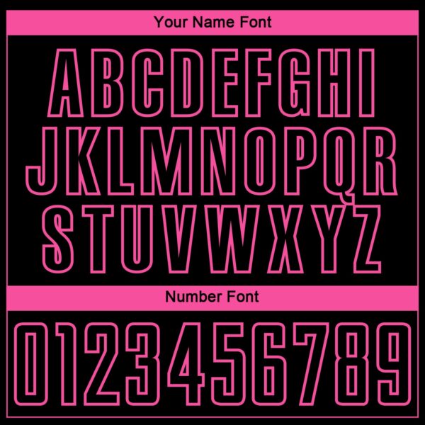 Custom Black Pink Lightning Electric Veins Sublimation Soccer Uniform Jersey