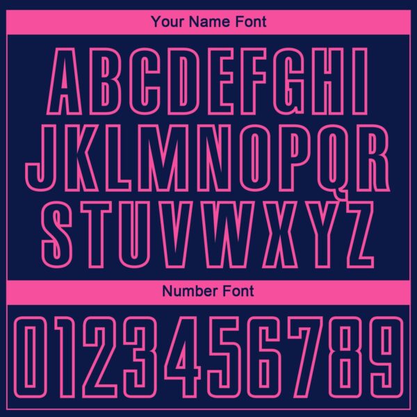 Custom Navy Pink Lightning Electric Veins Sublimation Soccer Uniform Jersey