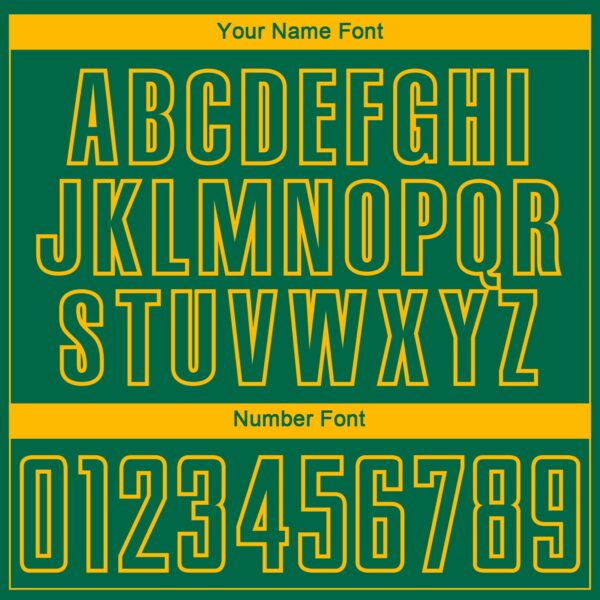 Custom Kelly Green Gold Lightning Electric Veins Sublimation Soccer Uniform Jersey