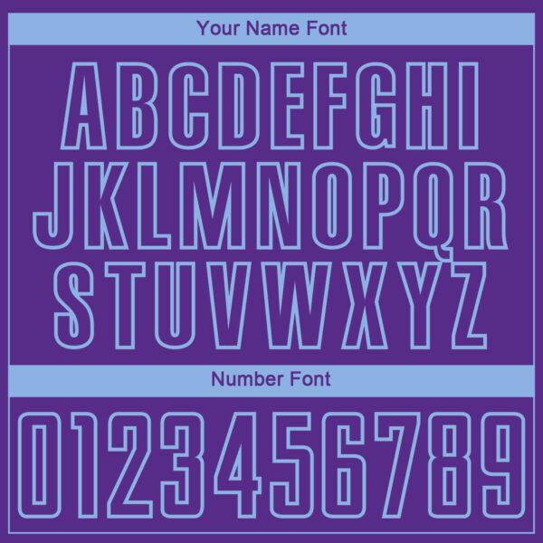 Custom Purple Light Blue Lightning Electric Veins Sublimation Soccer Uniform Jersey