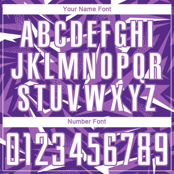 Custom Purple White-Medium Purple Cyber Mecha E-sport Geometric Shards Spike Sublimation Soccer Uniform Jersey