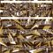 Custom Brown Old Gold-White Cyber Mecha E-sport Geometric Shards Spike Sublimation Soccer Uniform Jersey