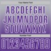 Custom Gray Purple-White Fade Fashion Sublimation Soccer Uniform Jersey