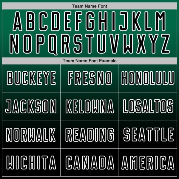 Custom Kelly Green Black-White Fade Fashion Sublimation Soccer Uniform Jersey