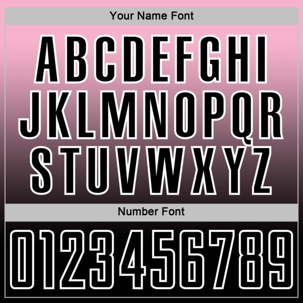 Custom Light Pink Black-White Fade Fashion Sublimation Soccer Uniform Jersey