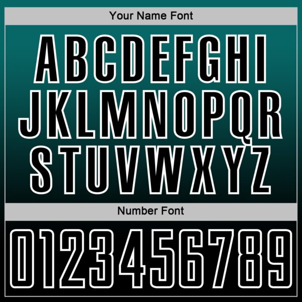 Custom Teal Black-White Fade Fashion Sublimation Soccer Uniform Jersey