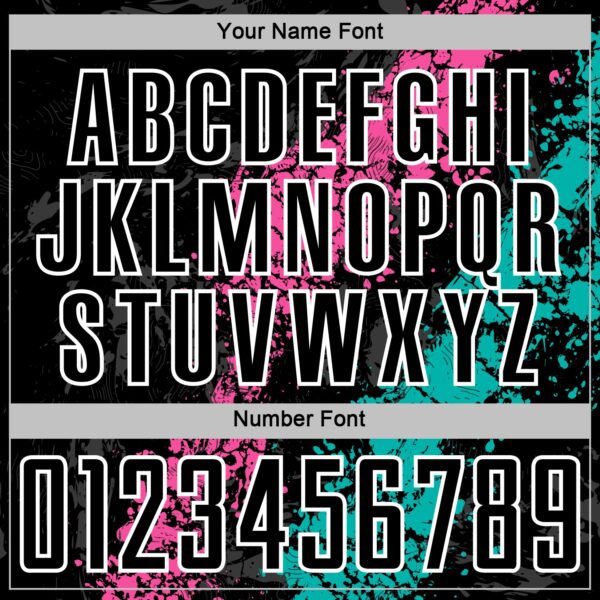 Custom Black White Pink-Aqua Dripping Splatter Cracked Texture Sublimation Soccer Uniform Jersey