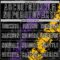 Custom Black White Purple-Gold Dripping Splatter Cracked Texture Sublimation Soccer Uniform Jersey