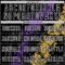 Custom Black White Purple-Old Gold Dripping Splatter Cracked Texture Sublimation Soccer Uniform Jersey