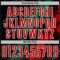 Custom Black Red White-Kelly Green Dripping Splatter Cracked Texture Sublimation Soccer Uniform Jersey