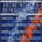 Custom Navy White Light Blue-Orange Dripping Splatter Cracked Texture Sublimation Soccer Uniform Jersey