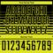 Custom Black Neon Yellow Gradient Pinstripe Sublimation Soccer Uniform Jersey