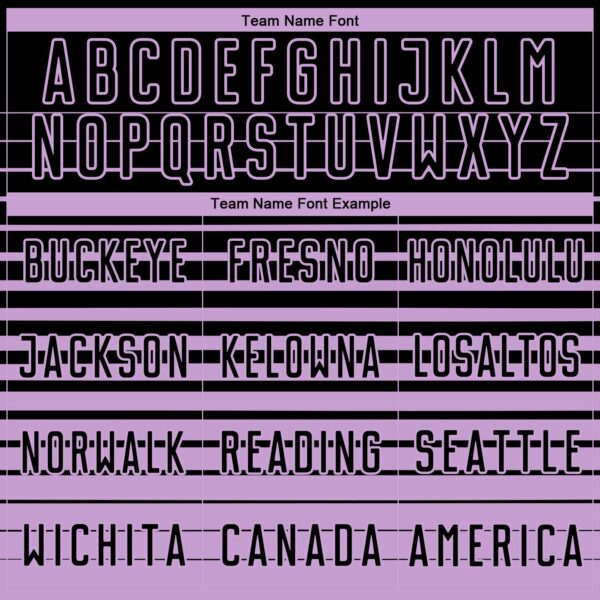 Custom Black Light Purple Gradient Pinstripe Sublimation Soccer Uniform Jersey