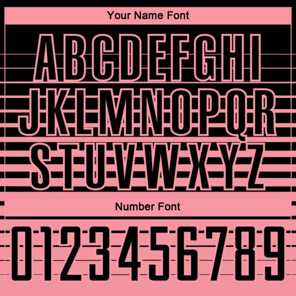 Custom Black Medium Pink Gradient Pinstripe Sublimation Soccer Uniform Jersey