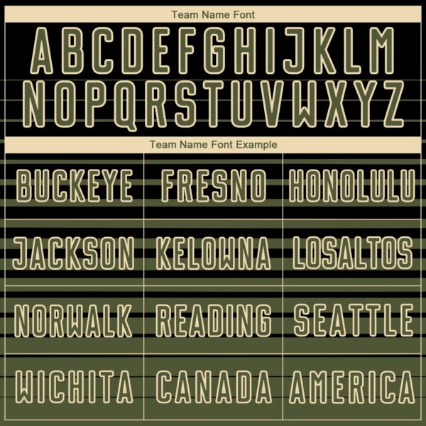 Custom Black Olive-Cream Gradient Pinstripe Sublimation Soccer Uniform Jersey